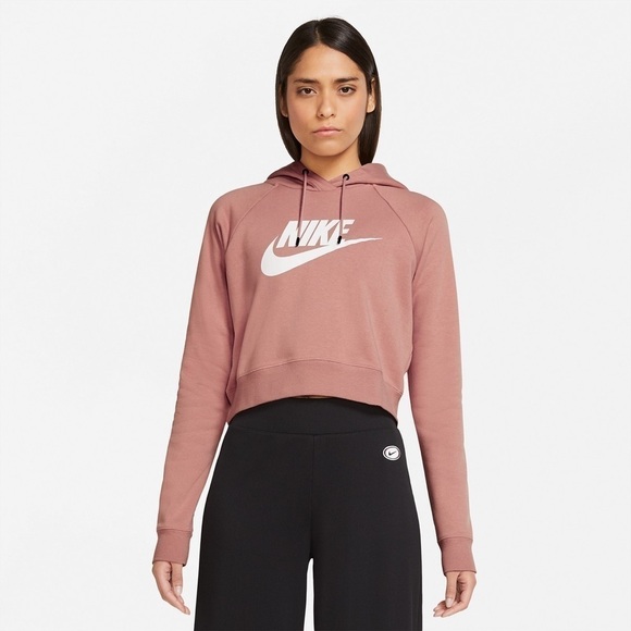 Nike Tops - Nike Cropped Hoodie Size XS